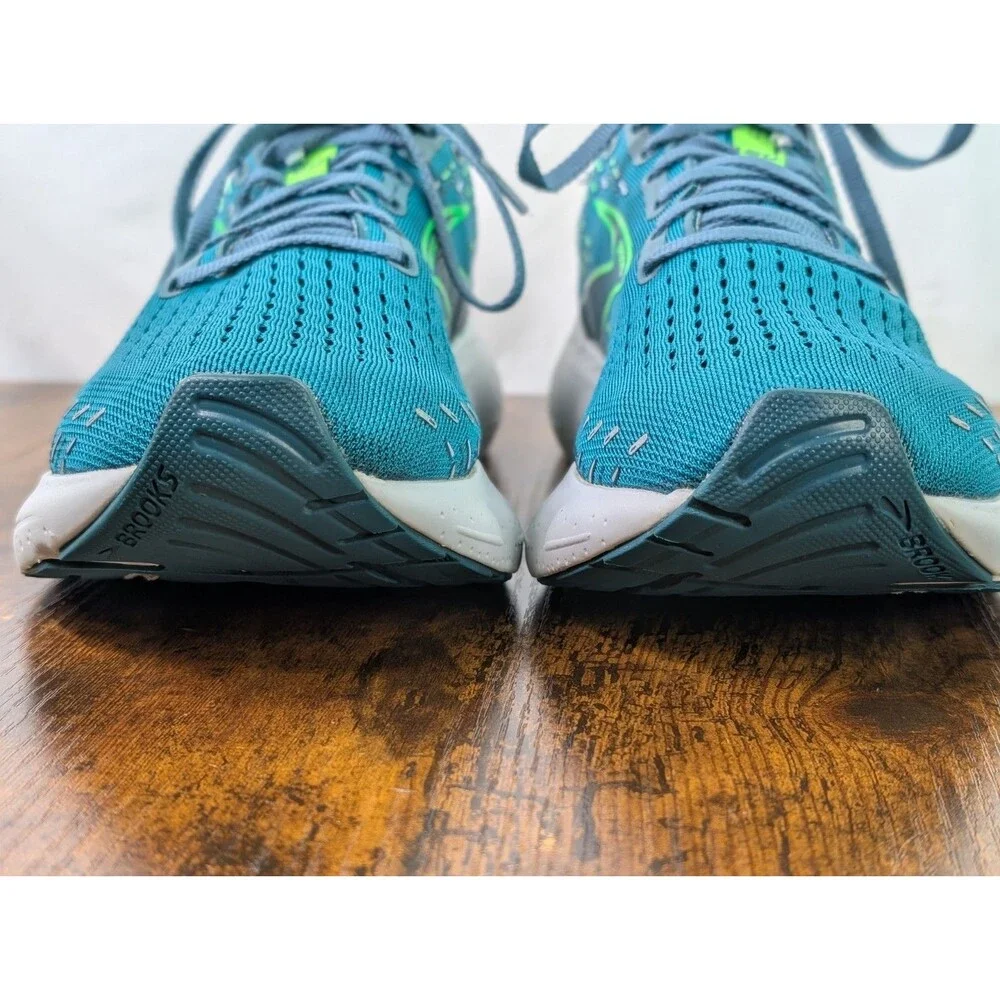 Brooks Men’s Running Shoes Glycerin 20 Size 9D Kayaking/Heron/Green Gecko - Picture 5 of 13